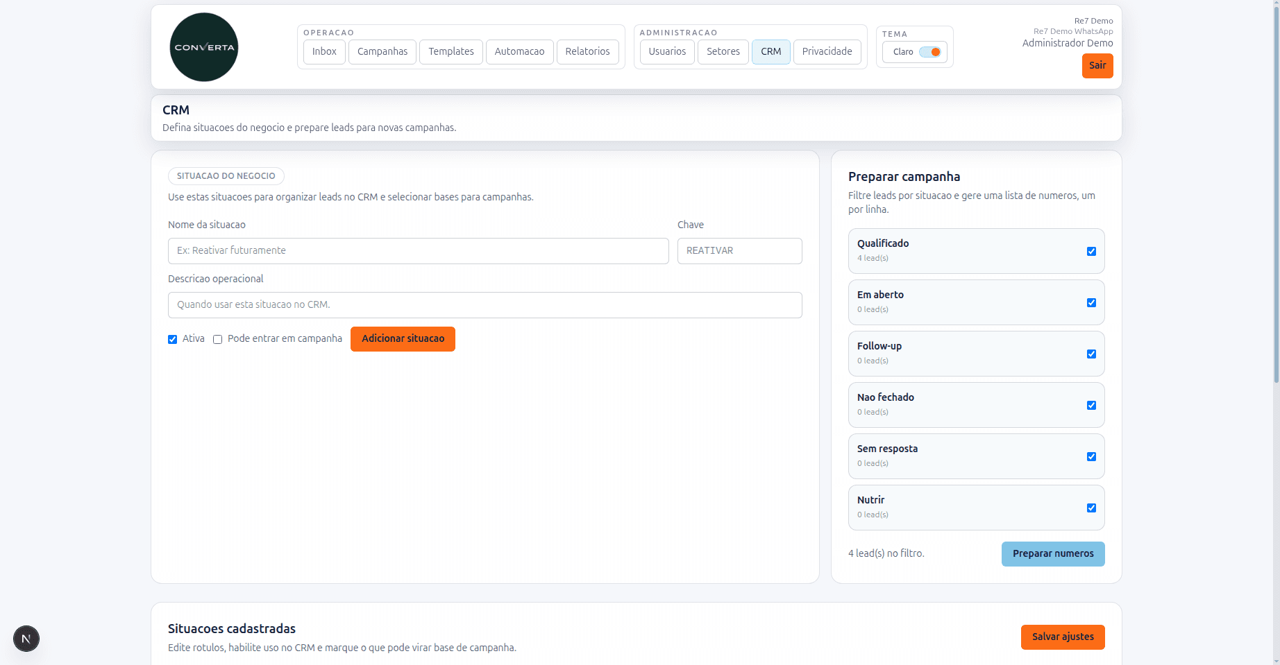 CRM conversacional